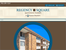 Tablet Screenshot of goregencysquare.com